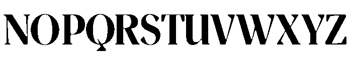 Magres Soft Black SemiCondensed Font UPPERCASE