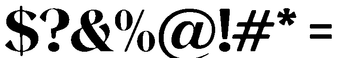 Magres Soft Black SemiExpanded Font OTHER CHARS