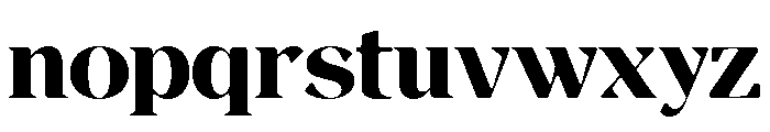 Magres Soft Black SemiExpanded Font LOWERCASE