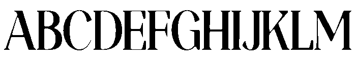Magres Soft Bold Condensed Font UPPERCASE