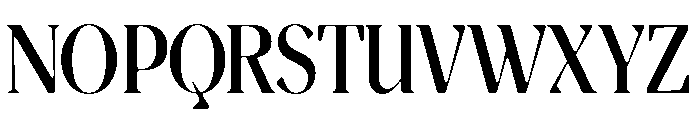 Magres Soft Bold Condensed Font UPPERCASE