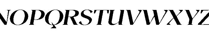 Magres Soft Bold Exp Ita Font UPPERCASE