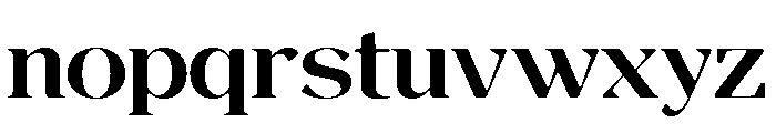 Magres Soft Bold Expanded Font LOWERCASE
