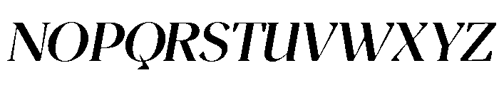 Magres Soft Bold Italic Font UPPERCASE