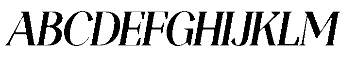 Magres Soft Bold SemCond Ita Font UPPERCASE