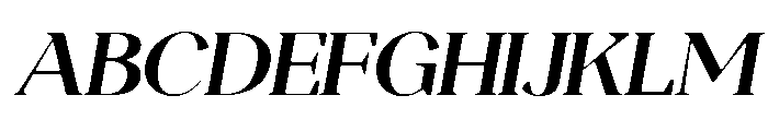 Magres Soft Bold SemExp Ita Font UPPERCASE