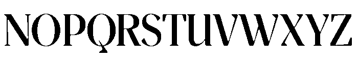 Magres Soft Bold SemiCondensed Font UPPERCASE