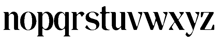 Magres Soft Bold SemiCondensed Font LOWERCASE