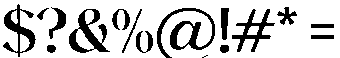 Magres Soft Bold SemiExpanded Font OTHER CHARS