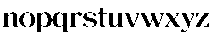 Magres Soft Bold SemiExpanded Font LOWERCASE