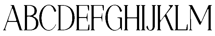 Magres Soft Condensed Font UPPERCASE