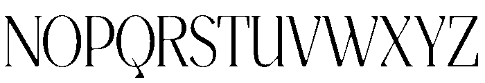Magres Soft Condensed Font UPPERCASE
