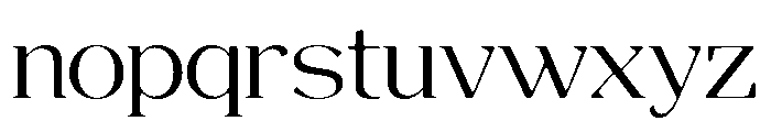 Magres Soft Expanded Font LOWERCASE