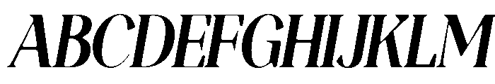 Magres Soft ExtBd Cond Ita Font UPPERCASE