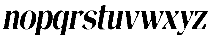 Magres Soft ExtBd Cond Ita Font LOWERCASE