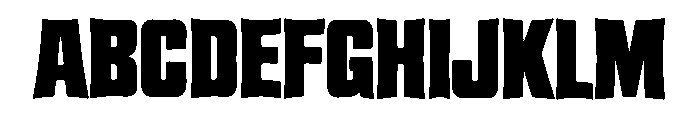 Magvire Font UPPERCASE
