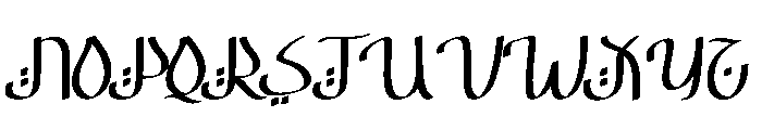 Mahabbah Zulfikar Font UPPERCASE
