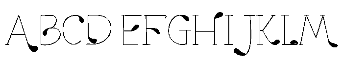 Maiddie Font UPPERCASE