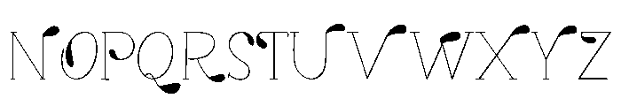 Maiddie Font UPPERCASE