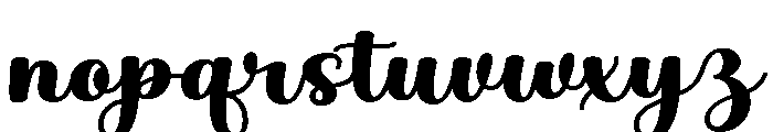 Maiden-Regular Font LOWERCASE