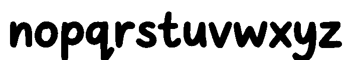 Maidkin Font LOWERCASE