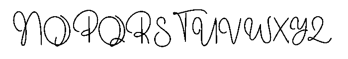Mailing Notification Font UPPERCASE