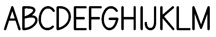 Main Goal Regular Font UPPERCASE