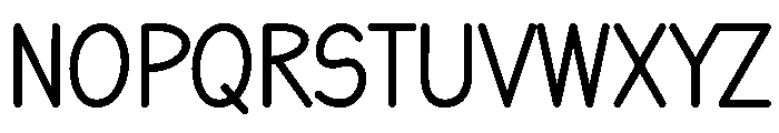 Main Goal Regular Font UPPERCASE