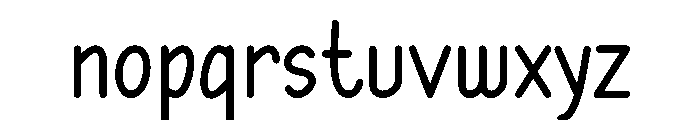 Main Goal Regular Font LOWERCASE
