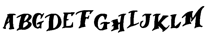 Maine Font UPPERCASE