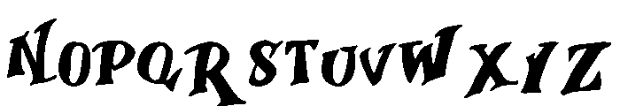Maine Font UPPERCASE