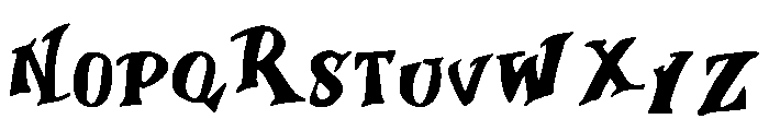 Maine Font LOWERCASE