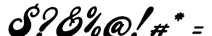 Mainer Wisdom Italic Font OTHER CHARS