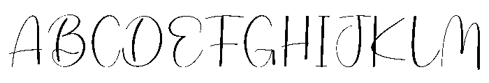 Mainstay Handwriting Font UPPERCASE