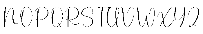 Mainstay Handwriting Font UPPERCASE
