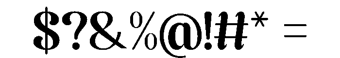 Maison Aurelia Regular Font OTHER CHARS