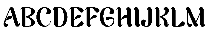 Maison Aurelia Regular Font UPPERCASE