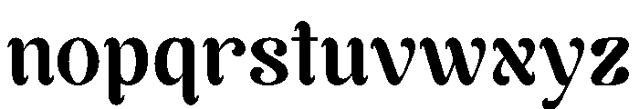 Maison Aurelia Regular Font LOWERCASE