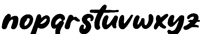 Maison Belle Regular Font LOWERCASE