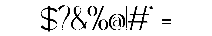 Maison Bright Regular Font OTHER CHARS