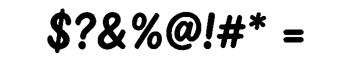 Maison Humble Font OTHER CHARS