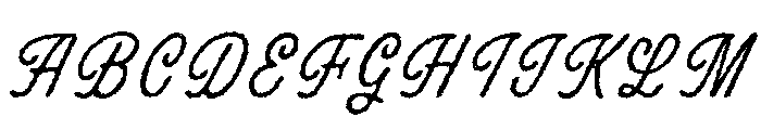Maison Lovyelle Rough Font UPPERCASE