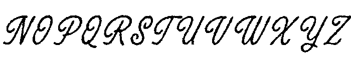 Maison Lovyelle Rough Font UPPERCASE