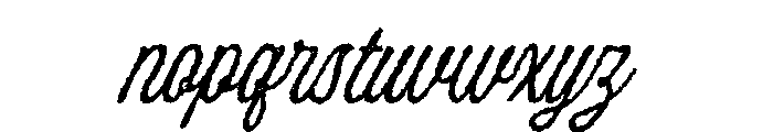 Maison Lovyelle Rough Font LOWERCASE