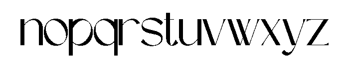 MaisonBright-Regular Font LOWERCASE