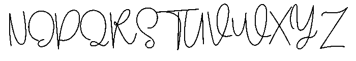 Maisya Birthdays Font UPPERCASE