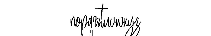 Maisya Font LOWERCASE