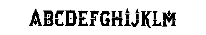 Majapara Font UPPERCASE