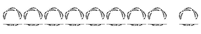 Majestelle Split Monogram Font OTHER CHARS