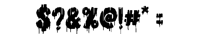 Majestic Hemotype Font OTHER CHARS
